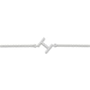 Thumbnail Image 2 of Diamond Initial I Bracelet 1/15 ct tw 10K White Gold 7.5"