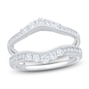 Thumbnail Image 1 of Certified Diamond Milgrain Enhancer Ring 5/8 ct tw 14K White Gold