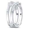 Thumbnail Image 2 of Certified Diamond Milgrain Enhancer Ring 5/8 ct tw 14K White Gold