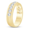 Thumbnail Image 2 of Men's Lab-Grown Diamond Stepped Edge Band 1-1/2 ct tw 14K Yellow Gold