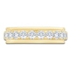 Thumbnail Image 3 of Men's Lab-Grown Diamond Stepped Edge Band 1-1/2 ct tw 14K Yellow Gold