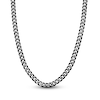 Thumbnail Image 1 of Curb Chain Necklace 8mm Stainless Steel & Black Ion Plating 18"