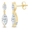 Thumbnail Image 2 of Pnina Tornai Marquise-Cut Lab-Grown Diamond Dangle Earrings 1-1/4 ct tw 14K Yellow Gold