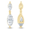Thumbnail Image 4 of Pnina Tornai Marquise-Cut Lab-Grown Diamond Dangle Earrings 1-1/4 ct tw 14K Yellow Gold