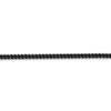 Thumbnail Image 2 of Foxtail Chain Necklace 2.5mm Black Ion-Plated Stainless Steel 30"