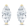 Thumbnail Image 1 of Pnina Tornai Marquise-Cut Lab-Grown Diamond Solitaire Stud Earrings 1 ct tw 14K Yellow Gold (VS2/F)