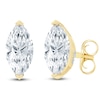 Thumbnail Image 2 of Pnina Tornai Marquise-Cut Lab-Grown Diamond Solitaire Stud Earrings 1 ct tw 14K Yellow Gold (VS2/F)