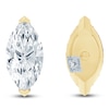 Thumbnail Image 4 of Pnina Tornai Marquise-Cut Lab-Grown Diamond Solitaire Stud Earrings 1 ct tw 14K Yellow Gold (VS2/F)