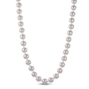 Thumbnail Image 2 of Akoya Cultured Pearl Necklace 14K Yellow Gold 6.5-7mm 20"