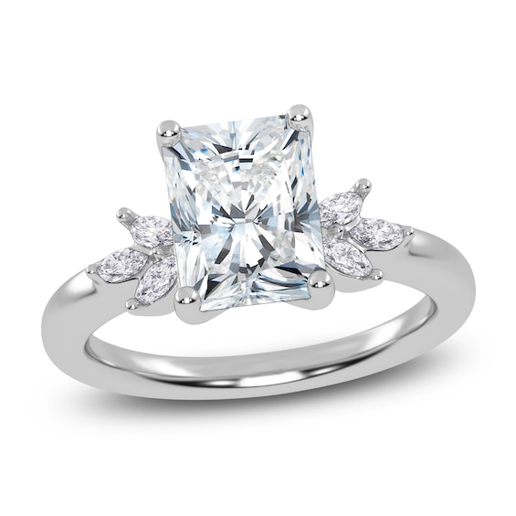 Radiant-Cut Lab-Grown Diamond Engagement Ring 2-1/6 ct tw 14K White Gold