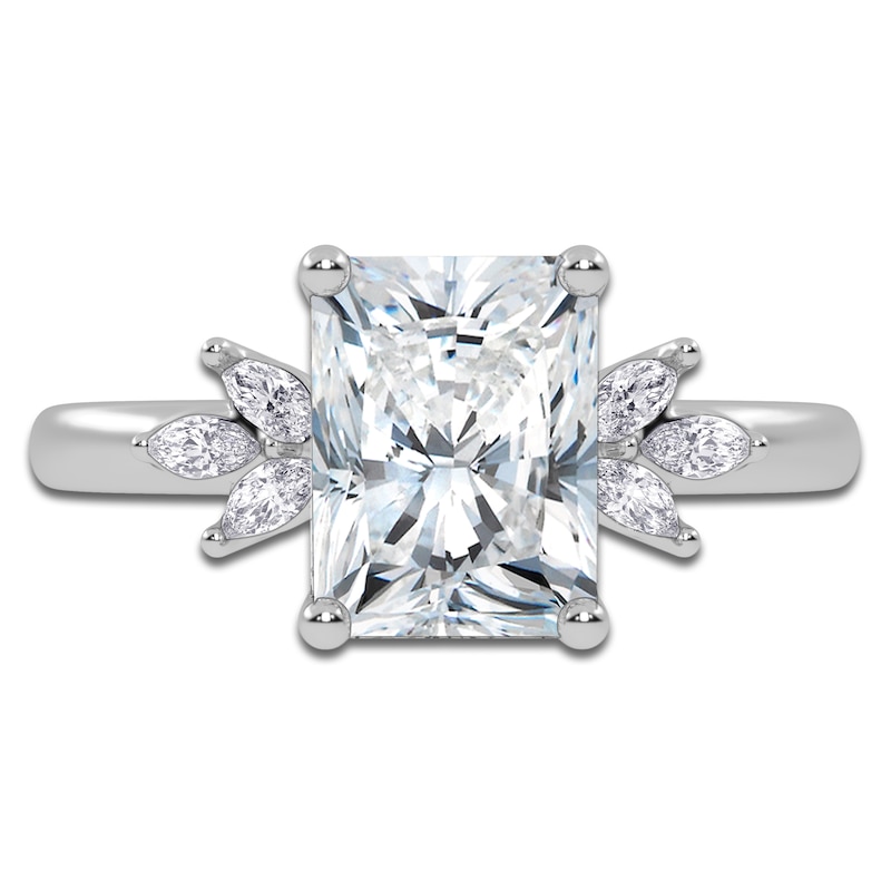 Main Image 3 of Radiant-Cut Created By Jared Studio Lab-Grown Diamond Engagement Ring 2-1/6 ct tw 14K White Gold