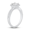 Thumbnail Image 2 of Diamond Engagement Ring 1 ct tw Princess/Round 14K White Gold
