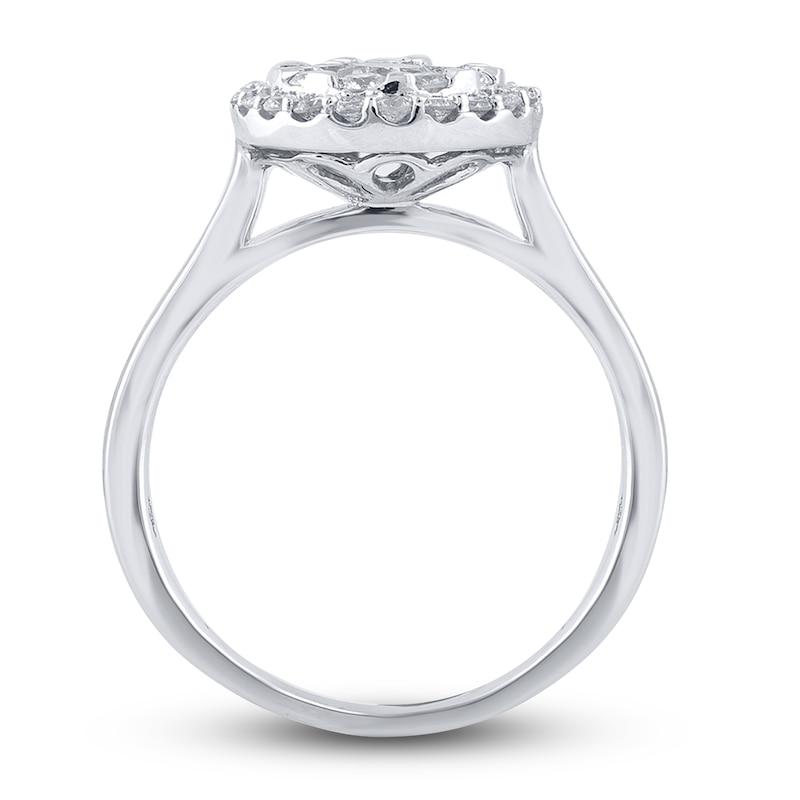 Main Image 2 of Diamond Engagement Ring 1 ct tw Round 14K White Gold