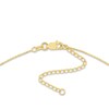 Thumbnail Image 3 of Large Circle Station Necklace 14K Yellow Gold 16" Adj.