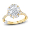 Thumbnail Image 1 of Pnina Tornai Diamond Engagement Ring 1-1/2 ct tw Oval/Marquise/ Round 14K Yellow Gold