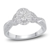Thumbnail Image 1 of Diamond Engagement Ring 3/4 ct tw Round 14K White Gold
