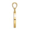 Thumbnail Image 2 of Initial G Charm 14K Yellow Gold 18"