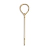 Thumbnail Image 2 of Initial K Charm 14K Yellow Gold 18"