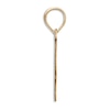 Thumbnail Image 2 of Initial R Charm 14K Yellow Gold 18"