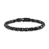 Thumbnail Image 1 of 1933 by Esquire Men's Solid Twisted Chain Bracelet Black Ruthenium-Plated Sterling Silver 8.5" 5mm