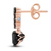 Thumbnail Image 1 of Pnina Tornai Black Diamond Single Earring 5/8 ct tw Heart 14K Rose Gold