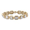 Thumbnail Image 0 of Diamond Tennis Bracelet 3 ct tw Baguette 14K Two-Tone 7"