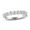 Thumbnail Image 1 of Diamond Anniversary Band 5/8 ct tw Baguette/Marquise/ Round Platinum