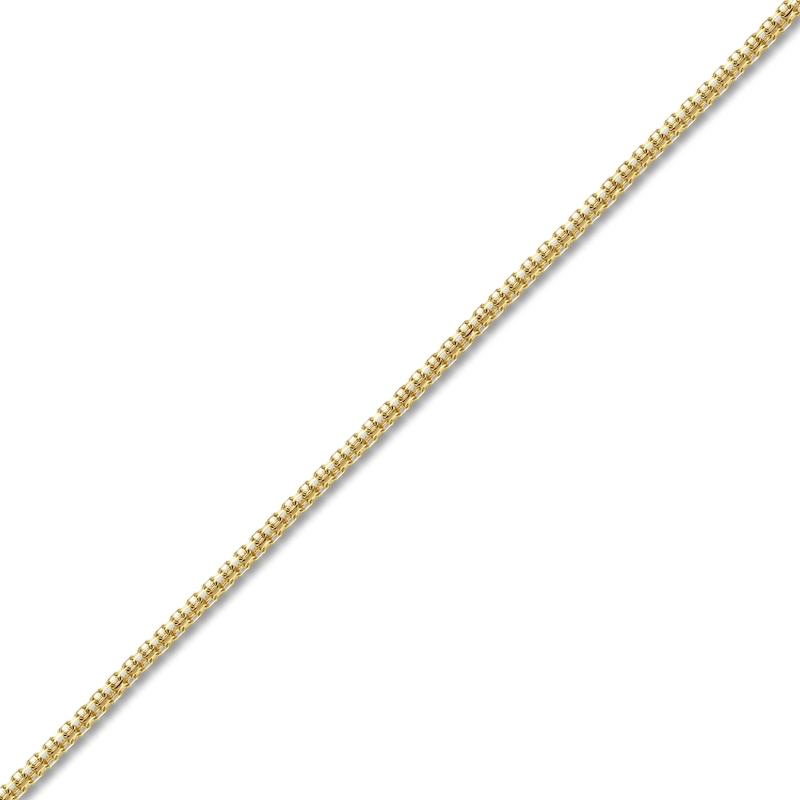 Main Image 2 of LUSSO by Italia D'Oro Solid Men's Bismarck Chain Necklace 14K Yellow Gold 24" 2.6mm