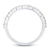 Thumbnail Image 2 of Diamond Bezel Double Row Ring 1/2 ct tw Round 14K Two-Tone Gold