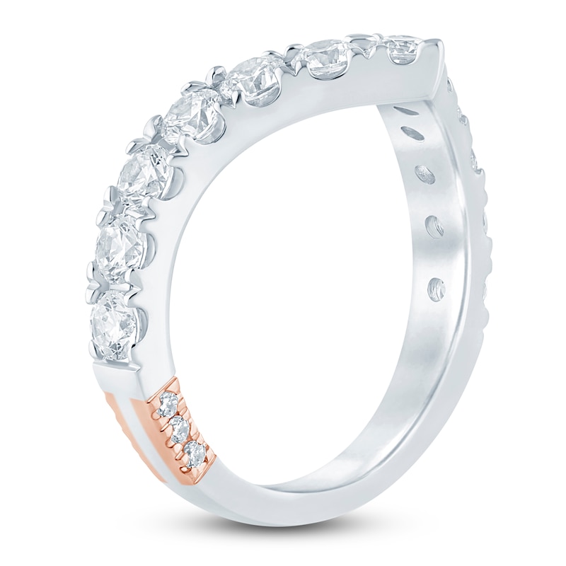 Main Image 2 of Pnina Tornai Lab-Grown Diamond Chevron Anniversary Band 1-1/2 ct tw Round 14K White Gold