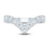 Thumbnail Image 3 of Pnina Tornai Lab-Grown Diamond Chevron Anniversary Band 1-1/2 ct tw Round 14K White Gold