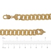 Thumbnail Image 2 of Curb Bracelet 14K Yellow Gold 7.5" 12.2mm