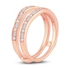 Thumbnail Image 2 of Diamond Enhancer Band 1/3 ct tw Baguette/Round 14K Rose Gold
