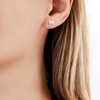 Thumbnail Image 4 of Yoko London White Freshwater Cultured Pearl Stud Earrings 18K Yellow Gold