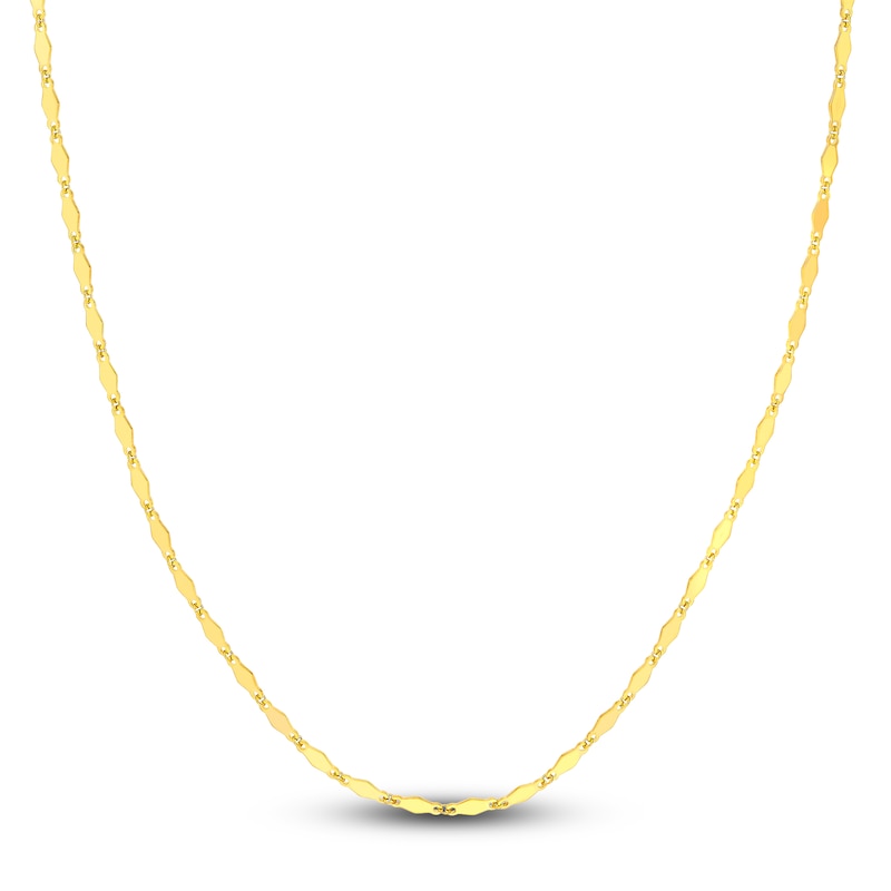 Main Image 3 of Love, Mirror & Heart Chain Necklace Set 14K Yellow Gold