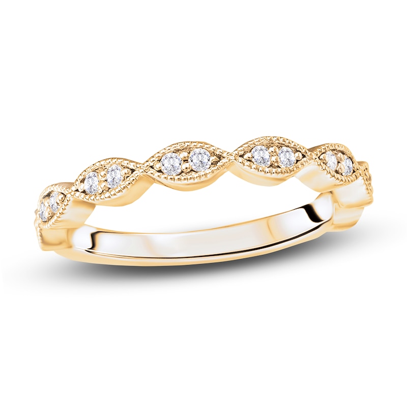 Diamond Anniversary Band 1/5 ct tw Round 14K Yellow Gold