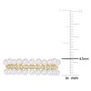 Thumbnail Image 3 of Freshwater Cultured Pearl Seed Ring 1/10 ct tw Round 14K Yellow Gold