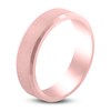 Thumbnail Image 2 of Matte Sandblasted Wedding Band 14K Rose Gold 7mm