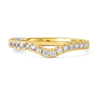 Pnina Tornai Diamond Contour Wedding Band 1/3 ct tw 14K Yellow Gold