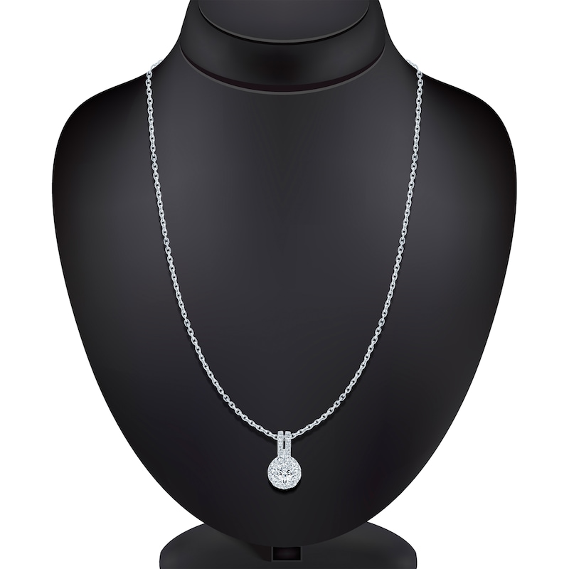 Main Image 4 of Pnina Tornai Diamond Pendant Necklace 1/2 ct tw Round 14K White Gold