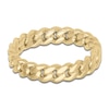Thumbnail Image 3 of Men's Cuban Link Wedding Band 14K Yellow Gold 5mm