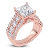 Thumbnail Image 2 of Princess-Cut Created By Jared Studio Lab-Grown Diamond Engagement Ring 4-3/4 ct tw 14K Rose Gold