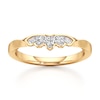 Thumbnail Image 1 of J'Lure Lab-Grown Diamond Scalloped Wedding Band 1/6 ct tw 18K Yellow Gold