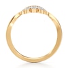 Thumbnail Image 2 of J'Lure Lab-Grown Diamond Scalloped Wedding Band 1/6 ct tw 18K Yellow Gold