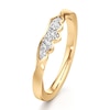 Thumbnail Image 4 of J'Lure Lab-Grown Diamond Scalloped Wedding Band 1/6 ct tw 18K Yellow Gold