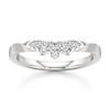 Thumbnail Image 1 of J'Lure Lab-Grown Diamond Scalloped Wedding Band 1/5 ct tw 18K White Gold