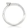 Thumbnail Image 2 of J'Lure Hexagon Brilliant-Cut Lab-Grown Diamond Contour Wedding Band 3/8 ct tw 18K White Gold