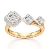 Thumbnail Image 1 of J'Lure Square-Emerald Step-Cut Lab-Grown Diamond Engagement Ring 2-1/6 ct tw 18K Yellow Gold