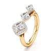 Thumbnail Image 4 of J'Lure Square-Emerald Step-Cut Lab-Grown Diamond Engagement Ring 2-1/6 ct tw 18K Yellow Gold