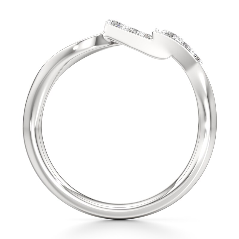 Main Image 2 of J'Lure Lab-Grown Diamond Wedding Band 1/6 ct tw 18K White Gold